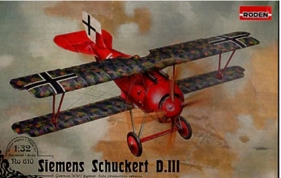 Roden 610 - Siemens Schuckert D.III Ssw D. III WWI - 1/32 Scale Model Kit 263 mm - Image 1 of 4