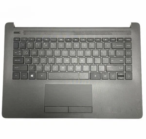 For HP 240 245 246 G7 14-CM US Palmrest Keyboard Bezel Cover Touchpad L44060-001 - Picture 1 of 2