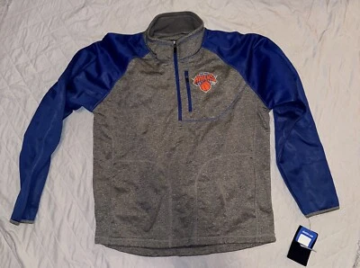 NEW Boys Youth GIII New York Knicks 1/4 Zip Pullover Sweatshirt Size XL 20 - Image 1 of 3