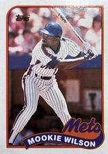 1989 Topps Mookie Wilson New York Mets #545 NMMT