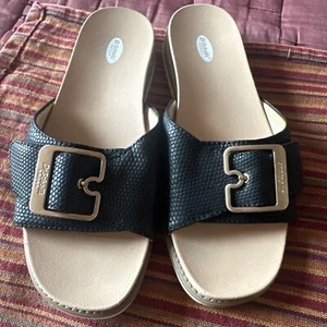 Dr. School’s  SANDALS Black Size US7.5M/ER 37.5 - Picture 1 of 5