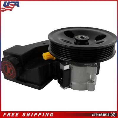 Power Steering Pump W/ Reservoir for Jeep Grand Cherokee Sport Utility 4.0L 4.7L - Изображение 1 из 4