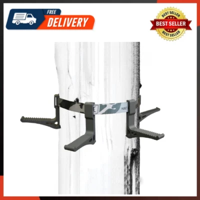 Hunting Climbing Saddle Safety Aluminum Portable Compact Monkey Bar 4 Steps Set - Image 1 of 2