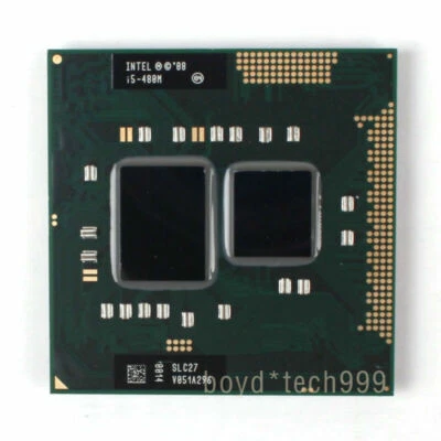 Intel Core i5-480M CPU Dual-Core PGA 988 Processor 2.66 GHz 2.5 GT/s Socket G1 - Image 1 of 2