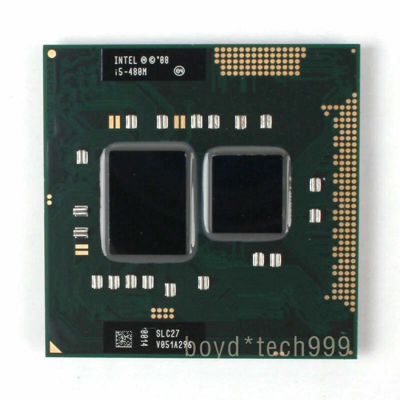 Intel Core i5-480M CPU Dual-Core PGA 988 Processor 2.66 GHz 2.5 GT/s Socket G1 - Image 1 of 1