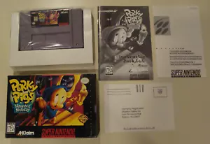 Super Nintendo/SNES 1995 ~Porky Pig's Haunted Holiday~...100% COMPLETO...LIMPIO... - Imagen 1 de 15