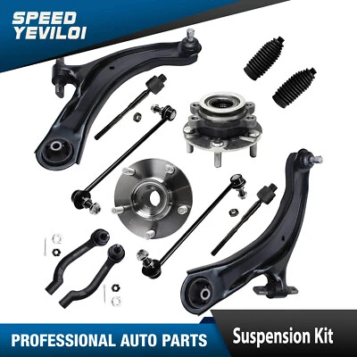 Front Lower Control Arms Wheel Bearing Hub Kit for 2008-2013 Nissan Rogue Select - Image 1 of 4