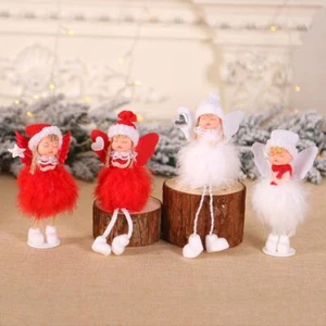 Weihnachtsengel Mädchen Junge Puppen Weihnachten Baum Ornament Weihnachtsdekoration für Zuhause - Bild 1 von 54