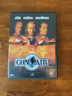 Con Air (DVD, 1997, Touchstone, Nicolas Cage, John Malkovich, 18) - Image 1 of 4