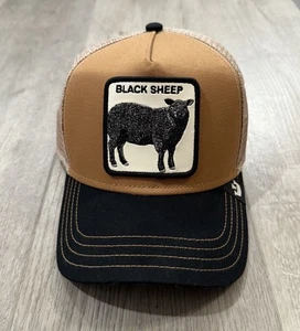 Goorin Bros The Farm Black Sheep Patch Mesh Hat Cap - Picture 1 of 4