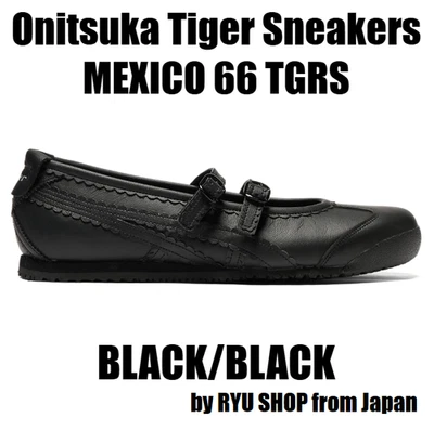 Onitsuka Tiger Women Sneakers MEXICO 66 TGRS 1182A660.001 BLACK / BLACK - Image 1 of 4