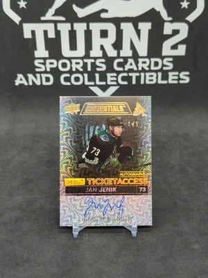 2021-22 Upper Deck Credentials Debut Ticket Access Black Auto RC #1/1 Ottawa - Image 1 of 3