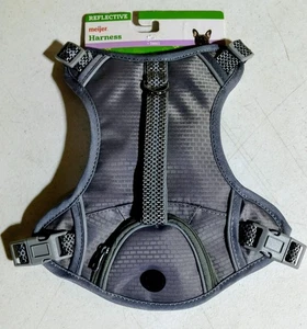 Meijer Small Reflective Gray Dog Harness NEW - Picture 1 of 3