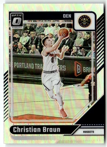 2024-25 Donruss Optic NBA No. 101 Christian Braun Silver Prizm - Bild 1 von 2