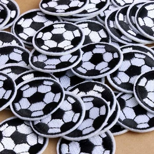 Supplier Clothes Appliques Iron on Stickers Football Patches Embrioidered - Picture 1 of 9