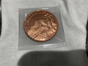 "Triceratops" Dinosaurier Medaille 1 oz .999 Kupfermedaille Teil der Dinosaurier Serie - Bild 1 von 2