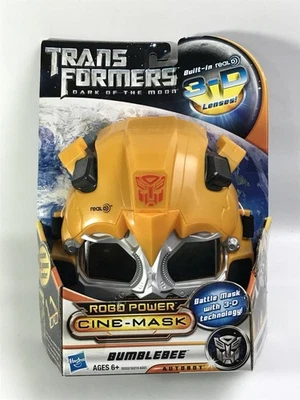 NUEVO 2010 Transformers Bumblebee Robo Power Cine Máscara 3D Gafas En Caja Foto 1 de 2