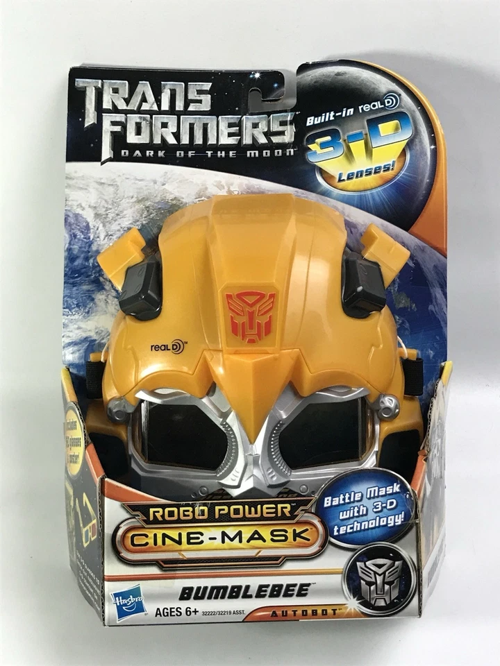 NEW 2010 Transformers Bumblebee Robo Power Cine Mask 3D Glasses Boxed - Image 1 of 2