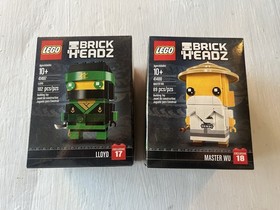 LEGO 41487 & 41488- BrickHeadz - Ninjago - Lloyd + Master Wu  - NEW!