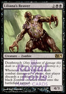 Liliana's Reaver 2x FOIL MTG M14 2014 Core Set Rare MINT black - Picture 1 of 1
