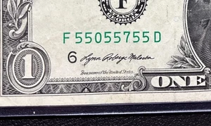 2021 $ 1 Dollar Bill 💸 #55055755 (6 of a kind  ) Very Cool 😎 - Picture 1 of 4