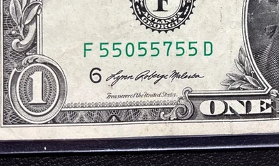 2021 $ 1 Dollar Bill 💸 #55055755 (6 of a kind  ) Very Cool 😎 - Image 1 of 4