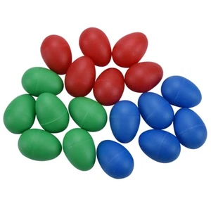 18pcs Egg Shakers Plastic Egg Music Shakers for Kids Maracas Eggs7237 - Picture 1 of 8