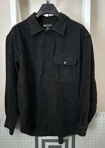 Banana Republic Cabinwear Coat Jacket Mens XL  Linen Wool Blend Vintage Gray - Picture 1 of 8