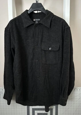 Banana Republic Cabinwear Coat Jacket Mens XL  Linen Wool Blend Vintage Gray - Image 1 of 4