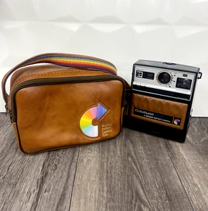 Vintage Kodak Colorburst 100 Sofortbildkamera verstellbarer Fokus Ledertasche - Bild 1 von 12