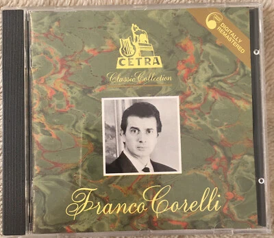 Franco Corelli-Tenore (CD 1994) Cetra Art Recording, Import Album, Made In Italy - Image 1 of 3