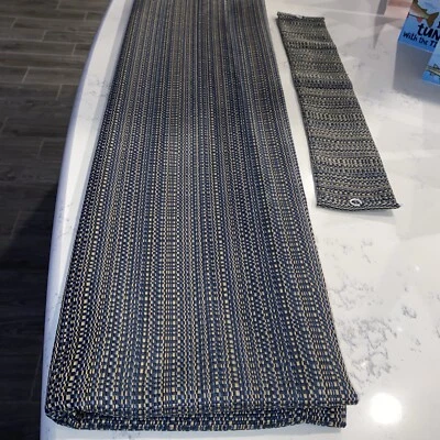 Cortinas Croscill Azul Marino/Tostado Nuevas Foto 1 de 4