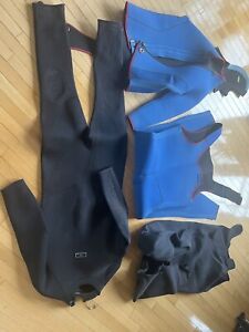 Dive Wet Suits.   All Three Xl  7MM ,  5 mm bib And One 2 Piece Shortly