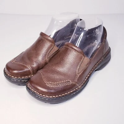 Zapatos Mocasines Para Mujer Thom McAn Marrón Shirley Cuero Sin Cordones 40144 Talla 6.5M Foto 1 de 4