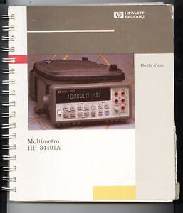 HP - 34401A - MULTIMETRO - GUIDA D' USO - ITALIANO ORIGINAL BOOK