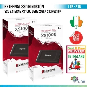 Kingston XS1000 External Drive 1TB 2TB 2nd Gen External SSD Drive 1000GB USB 3.2 - Picture 1 of 7