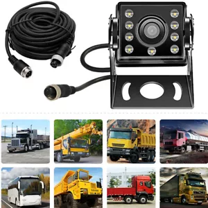 Bus Truck Van RV IR Night Vision Waterproof 4Pin CCD Rear View Backup Camera - Picture 1 of 15