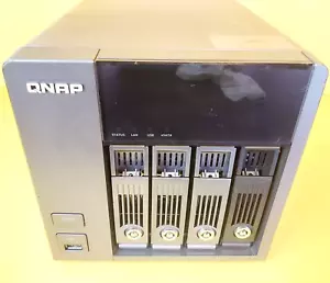 UNTESTED QNAP TS-410 NAS USB SATA 256 MB DDR2 DDRII iSCSI 4XBAY UPnP/DLNA NO HDD - Picture 1 of 8