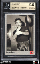 POP 1: Laszlo Papp BGS 9.5: 1991 All World Boxing Card Gisto