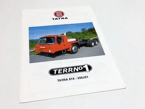 Tatra 815 250J21 30 230 2000 6X6,2/10T hoja informativa folleto - Imagen 1 de 1