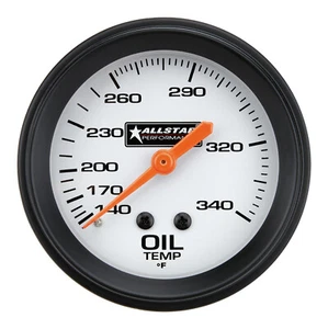 Medidor de temperatura de aceite mecánico Allstar Perf.ALL80097 140-340 grados 2-5/8" de diámetro - Imagen 1 de 2