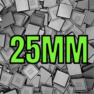 25 mm bases cuadradas lisas Wargames bases de plástico para miniaturas de Wargaming, - Imagen 1 de 1