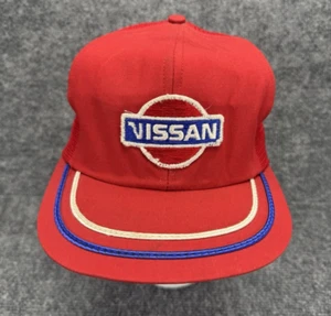 Vintage Swingster Nissan Trucker Cap Embroidered Logo Hat Nismo 350Z Made in USA - Picture 1 of 7