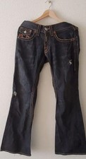 Men size XL True Religion Vintage Joey Big Bottoms Trouser Jeans Denim Pants