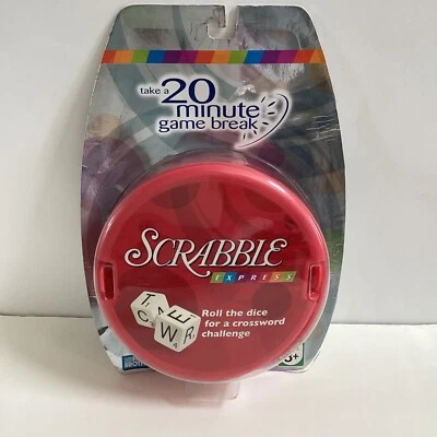 Scrabble Express 20 Minute Game Break 2007 Hasbro Parker Brothers 8+ Sealed - Image 1 of 4