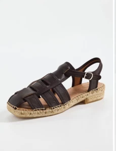 NAGUISA SATIVA FISHERMAN ESPADRILLES TESTA BROWN EU 39 / US 9 NEW IN BOX - Bild 1 von 12