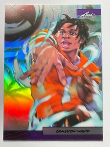 Manga 2024 Leaf Metal Prizm Anime Nation Cameron Cam Ward RC púrpura #/49 novato - Imagen 1 de 4