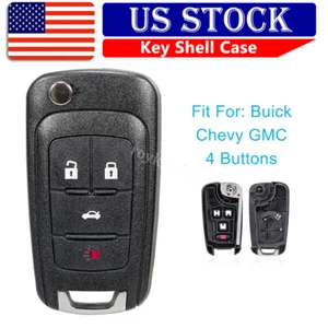 For 2010 2011 2012 2013 Chevrolet Camaro Equinox Cruze Key Fob Shell Case 4b - Picture 1 of 9