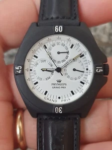 Orologio PRYNGEPS GRAND PRIX QUARTZ NON FUNZIONANTE/PER PROGETTO - Imagen 1 de 15