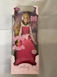 EXCLUSIVA TIENDA DISNEY AURORA 17" MUÑECA CANTANTE BELLEZA PARA DORMIR RARA NUEVA EN CAJA - Imagen 1 de 9